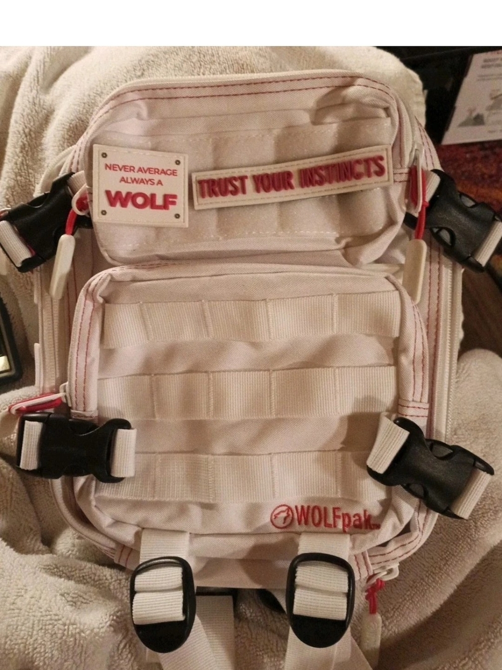 WOLFpak 9L Tactical Backpack with bright pink Accents